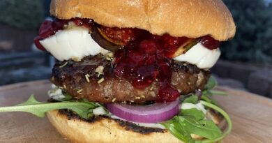 Herbstzeit Beef Burger Deluxe mit Feigen und Ziegenkäse schnell selber machen
