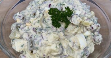 Nürnberger Rostbratwurst Kartoffelsalat | Lecker, schnell und einfach