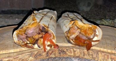 Bella Toscana Steak Wrap ( Tortilla ) vom Grill - Wraps richtig falten